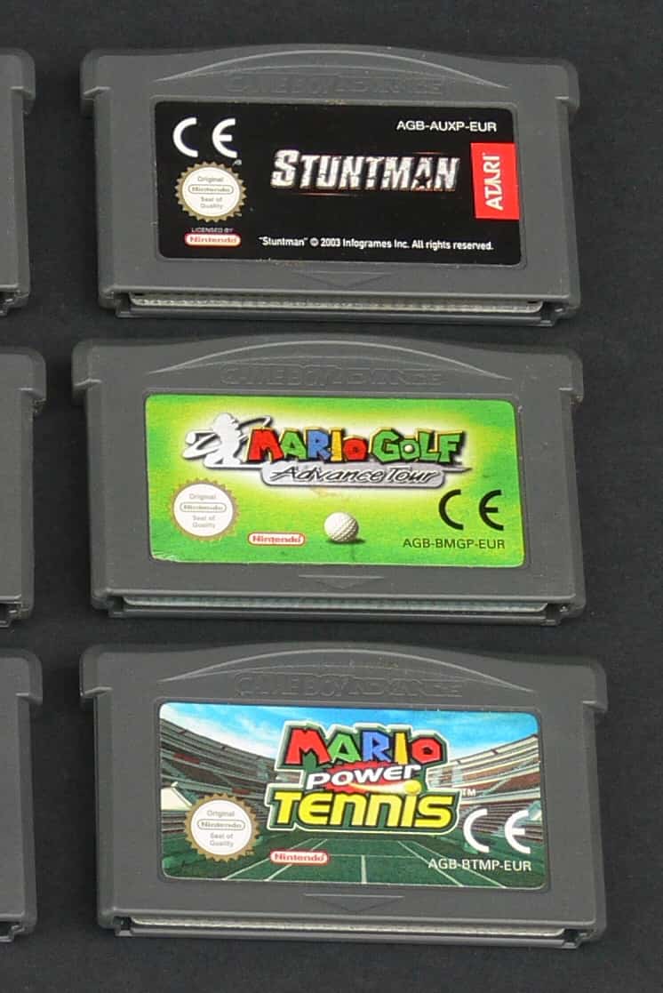 Nine Gameboy Advance Games